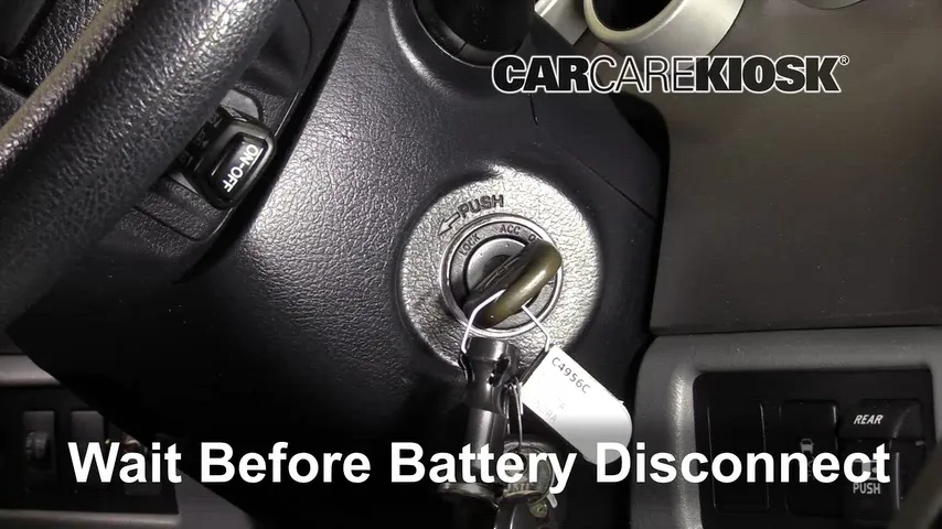 2010 Toyota Tundra SR5 4.6L V8 Extended Crew Cab Pickup Battery Replace